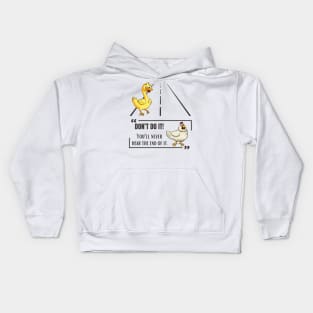 Why Did The Duck Cross The Road Kids Hoodie